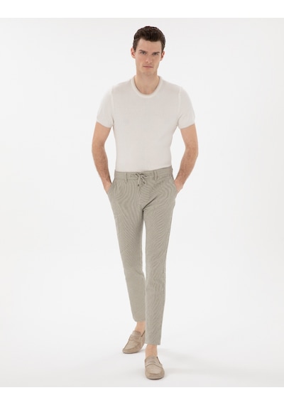 Pierre Cardin Erkek Haki Pantolon Kanvas-chino 50305235-vr027 Haki