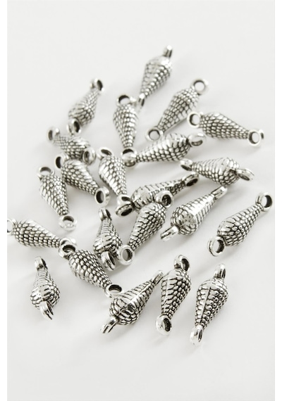 Zenviac456 Noktalı Tesbih Püskül Ara Aparatı 50 Gram Zenviac45678 Gümüş Rengi 07820650