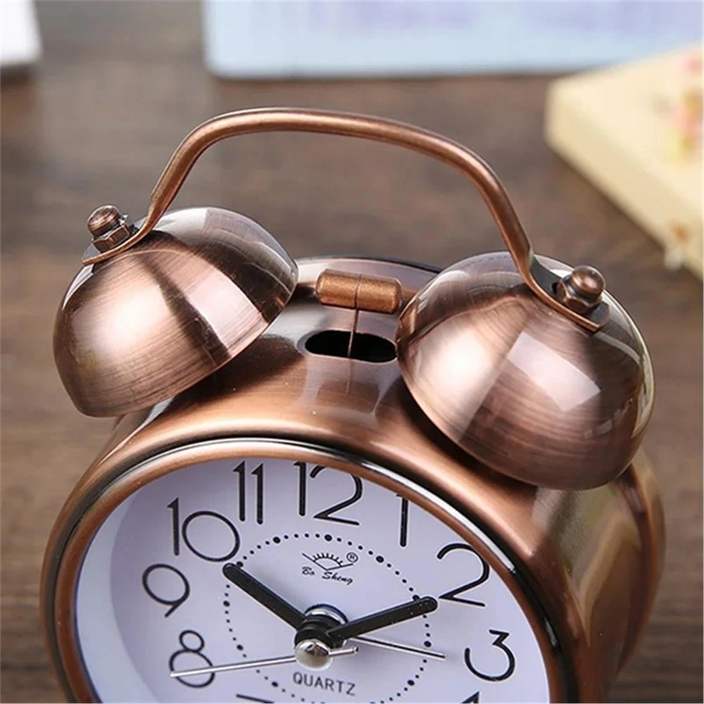 Metal Çalar Saat Bronz Renk Bronz