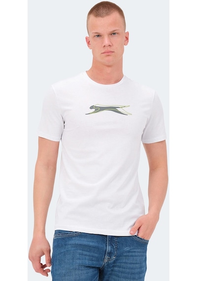 Slazenger VEDRAN KTN Erkek  Beyaz Tişört