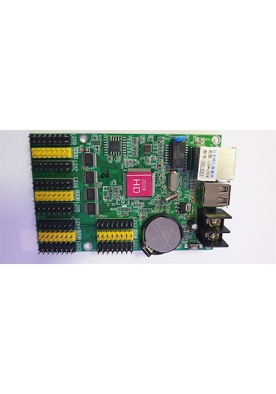 Hd-e63 Led Panel Kontrol Kartı 8 Sıra Usb+ Ethernet Girişi 128 X 1024 Diğer