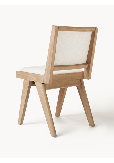 Arvika Ahşap Ceviz Sandalye Natural - Beyaz
