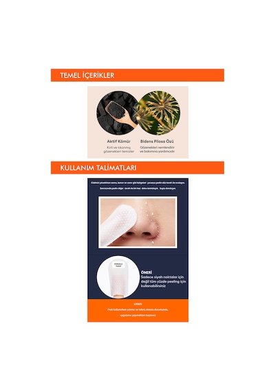 Missha A'PIEU Goblin Blackhead Peeling Pad Siyah Nokta ve Gözenek Temizleyici Peeling Ped