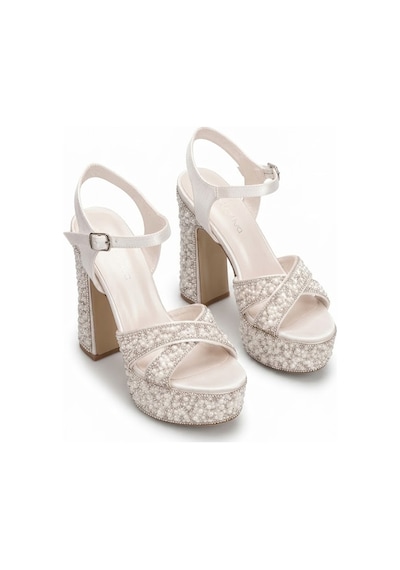 Ayakkabı Fuarı Elit Fls053-451c Kadın Platform Ayakkabı Sedef