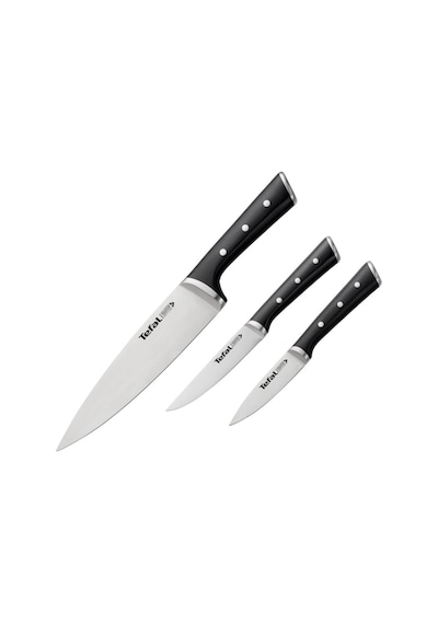 Tefal Ice Force Bıçak Seti 3 Parça 001 Siyah