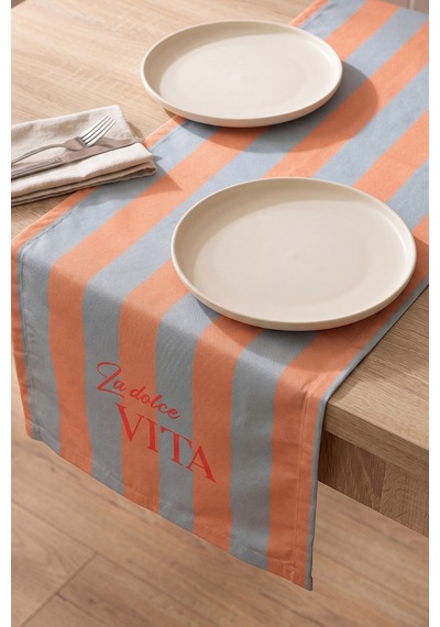 La Dolce Vita Baskılı Runner 40x140 Cm Çok Renkli
