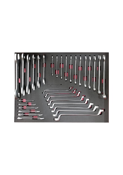 Dorf 32 Parça Dolu Anahtar Seti Evalı Takım Arabası Içeriği 55,5 X 41 Cm