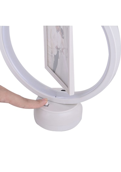 Led Işıklı Fotoğraf Çerçevesi 2 Fotoğraf Kapasiteli Gece Lambası