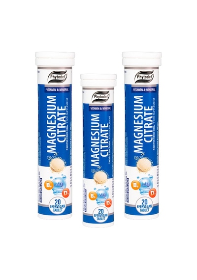 Magnezyum Sitrat Efervesan Tablet - 20 Adet X 3 Adet
