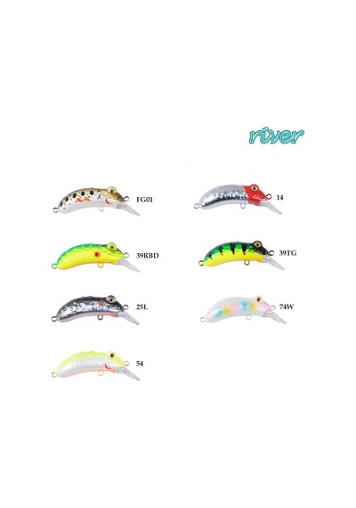River Naughty Frog 50F 5Cm 8.2Gr 0.5M (481350546)