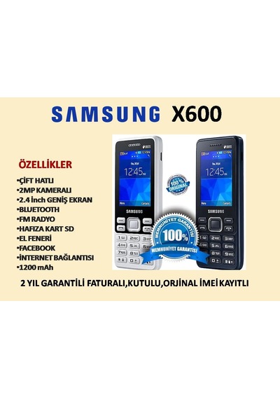 Samsung B350 (X600) Tuşlu Kameralı Cep Telefonu