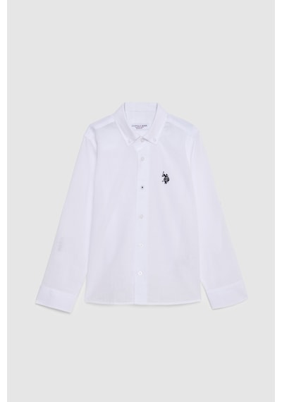 U.s. Polo Assn. Erkek Çocuk Beyaz Gömlek Basic 50324683-vr013