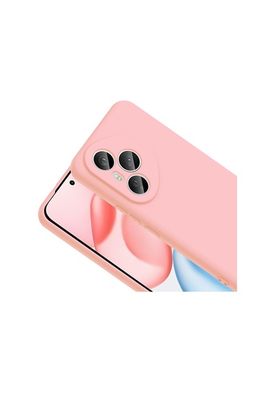 Honor 400 Pro Kılıf Yumuşak Silikon Kamera Korumalı Lansman Pazarplus Pembe