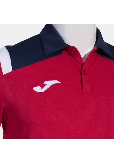 Kırmızı - Lacivert Joma Erkek Futbol Polo T-shirt Toledo Short Sleeve 103736.603 KIrmızı