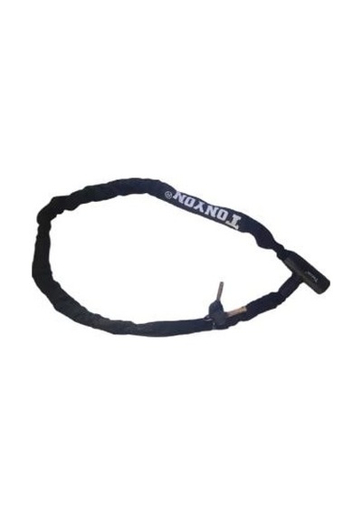 Bike Sky Tonyon Kilit Zincir Anahtarlı - 6mm 120cm - Siyah