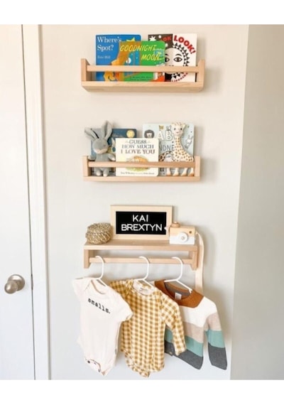 Montessori Kitaplık Çocuk Bebek Odası Duvar Rafı Ahşap Kitaplık Raf 3 Adet 50 Cm Doğal Montessori Kitaplık Çocuk Bebek Odası Duvar Rafı Ahşap Kitaplık Raf 3 Adet 50 Cm Doğal