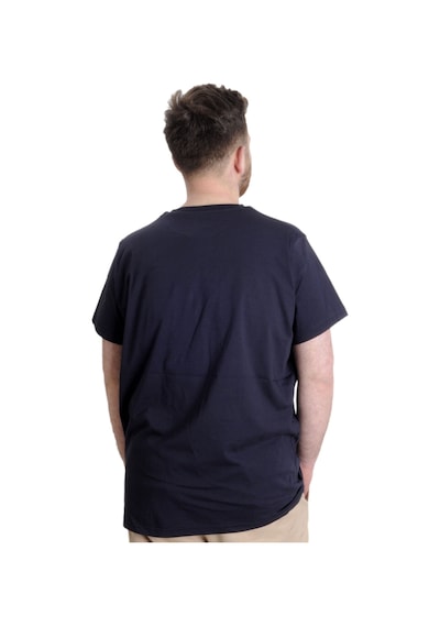 Mode Xl Büyük Beden Erkek T-shirt Future 23200 Lacivert Lacivert