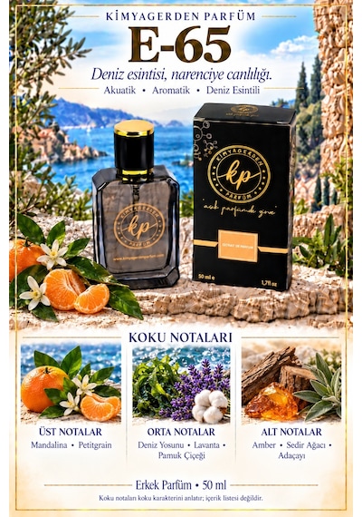 KP E-65 Erkek Parfüm EDP 50 ML