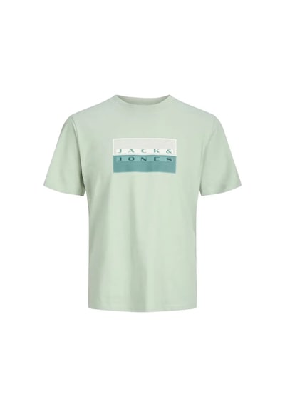 Jack & Jones 12289863 Jcofusion Dots Print Tee Ss Crew Sn Tişört Su Yeşili