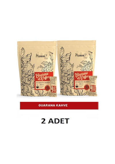 Homm Vita Guarana Kahve 30'lu 60 Gr - 2 Adet Granül