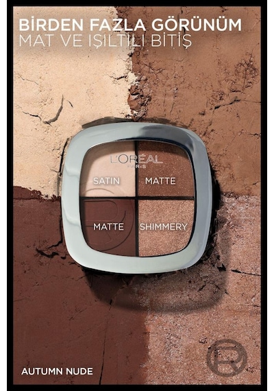 Eye & Cheek Quad - 03 Autumn Nude Dörtlü Far Ve Yanak Paleti 3600524253332-11245
