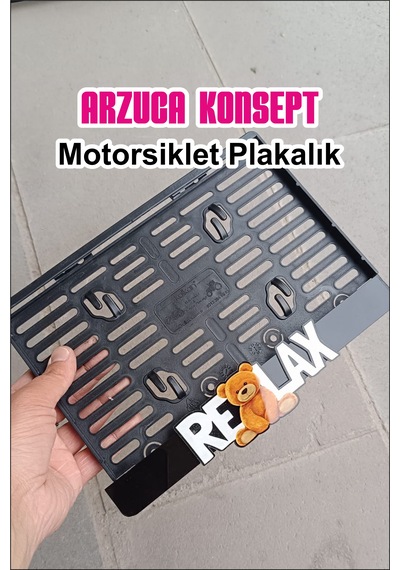 Pleksi Motor Plakalık Relax Motorsiklet Plakalık Motor Plakalığı Pleksi Motorsiklet Plakalığı