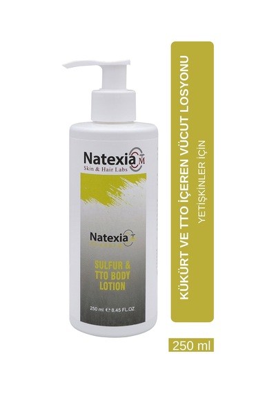 Natexia Yetişkinler İçin Scaderm Sülfür&tto Vücut Losyonu %12,5 250 Ml