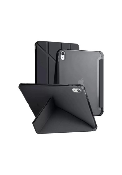 Newface Apple Uyumlu İpad 2025 10.9 10.nesil A16 Kılıf Kalemlikli Mars Tablet Kılıfı - Siyah