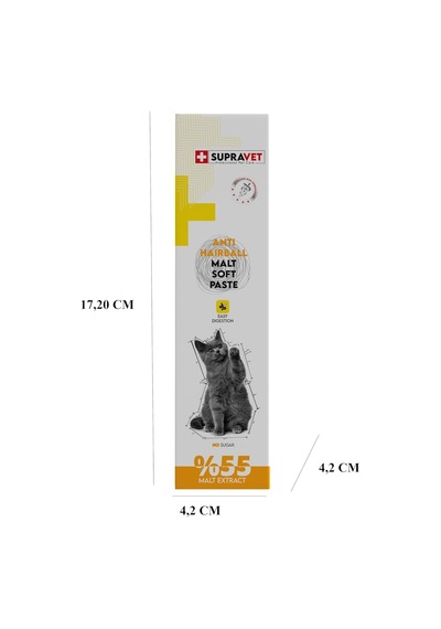 Anti-hairball Malt Kedi Macunu 100 Gr Tüy Yumağı Engelleyici %55 Extra Malt