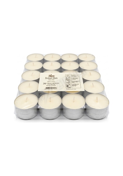 4 Adet Bozkurt Mum Tealight Mum 22 Gr 20'li Çok Renkli