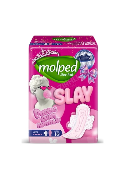 5 Adet Molped Süper Eko Gece Slay Ped 16'lı