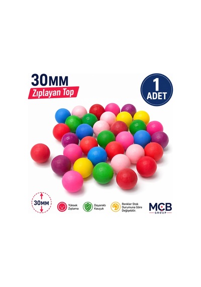 30 Mm Zıplayan Top Kauçuk Oyuncak Top Yüksek Zıplama Dayanıklı 1 Adet Renk Stok Durumuna Göre Gönder