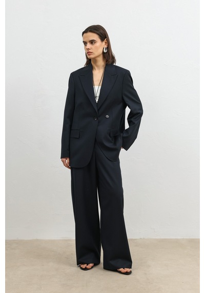 Antioch Kruvaze Kadın Blazer Lacivert