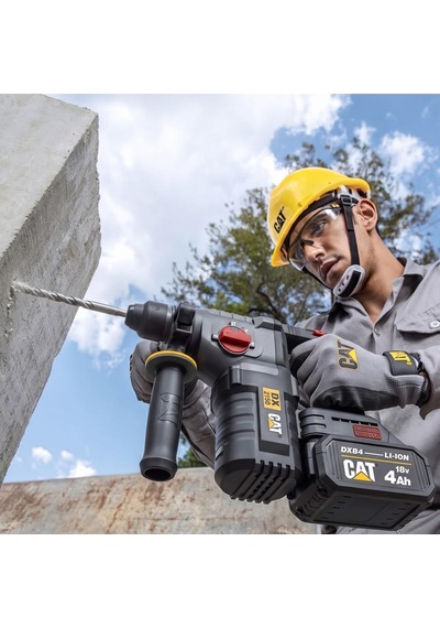 Cat Dx2150 18volt/4.0ah 2.8j Li-ion Çift Akülü Kömürsüz Profesyonel Sds-plus Kırıcı/delici