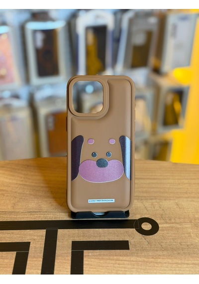 Apple Apple iPhone 14 Pro Max Uyumlu Sevimli Hayvan Figürlü Yumuşak Silikon Telefon Kılıfı