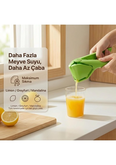Çekirdek Süzgeçli Çift Kollu Narenciye Sıkacağı, Limon, Greyfurt Ve Mandalina İçin, Manuel Meyve Sıkacağı Diğer
