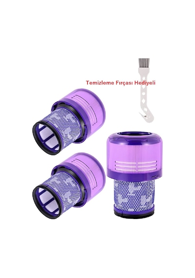 Dyson V11 Ve V15 Uyumlu Detect Dikey Süpürge  Yedek Hepa Filtre 3 Adet