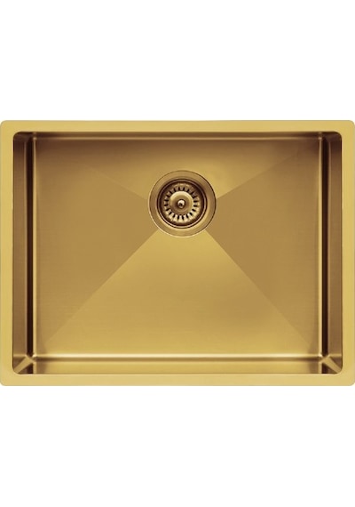 Ukinox Colourx 500 Eviye - Altın Altın Eviye Mutfak Lavabo