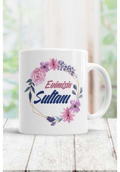 Evimizin Sultanı Kupa Bardak Beyaz