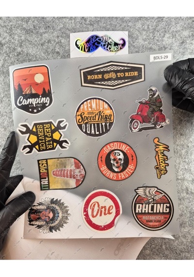 Bdls29 Küçük Boy 10lu Sticker Seti