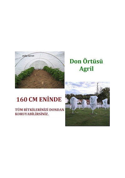 Don Kırağı Örtüsü - 160 CM x50 M - Isı Örtüsü - Agril