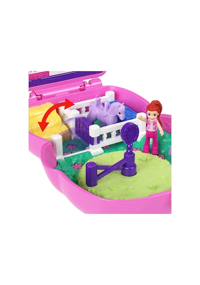 Jcr39 Polly Pocket Midilliyle Rodeo Heyecanı Mikro Oyun Seti Standart