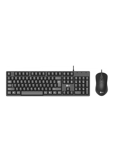 Uyumlu LECOO CM101 USB Q Trk Optic Mouse Siyah Multimedya Klavye