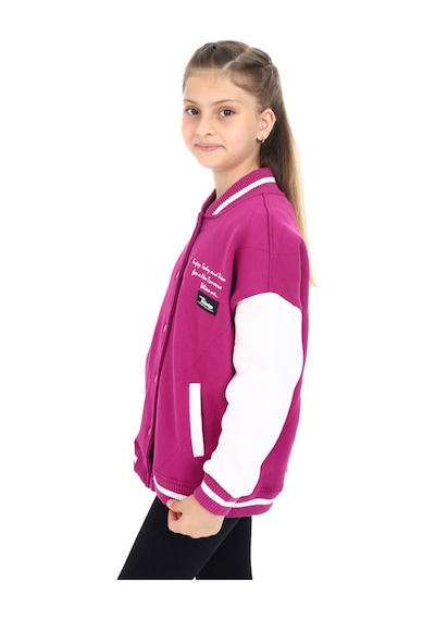 Toontoy Kız Çocuk Kolej Hırka Mürdüm