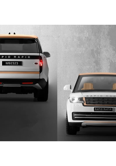 1:24 Ölçek Sesli Ve Işıklı 6 Kapı Açılır Şarj İstasyonlu Standlı Range Rover Suv Model Araba