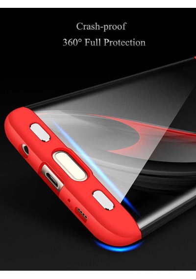 Samsung Galaxy Uyumlu S7 Edge Kılıf Zore Ays Kapak Kırmızı