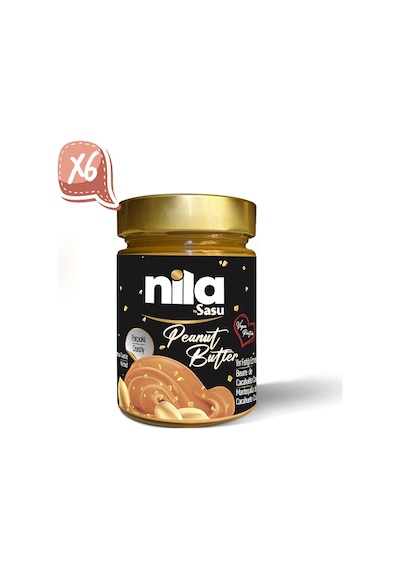 Nila By Sasu Fıstık Ezmesi Parçaçıklı 6 x 300 G