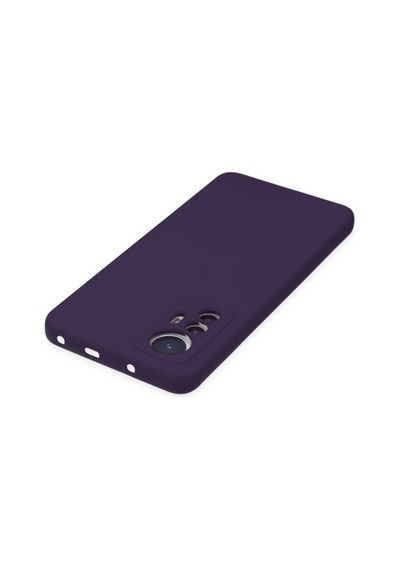 Mi 12 Lite Kılıf Nano İçi Kadife Silikon - Mor İtdark33259
