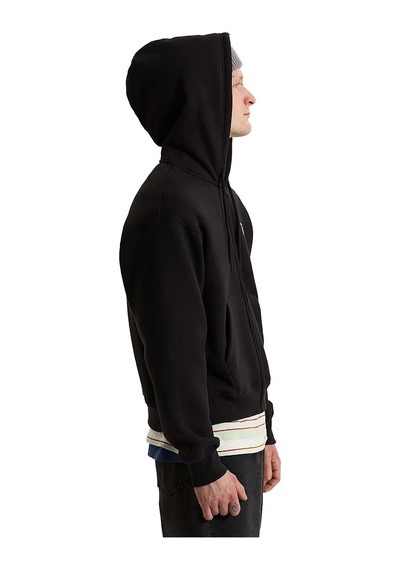 00105jy281-r Vans Stretch Logo Full Zip Erkek Ceket Siyah 00105jy281-r