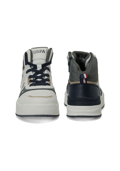 Uspoloassn U.s. Polo Assn. Geoly Jr Bej Erkek Çocuk High Sneaker Bej-hakı